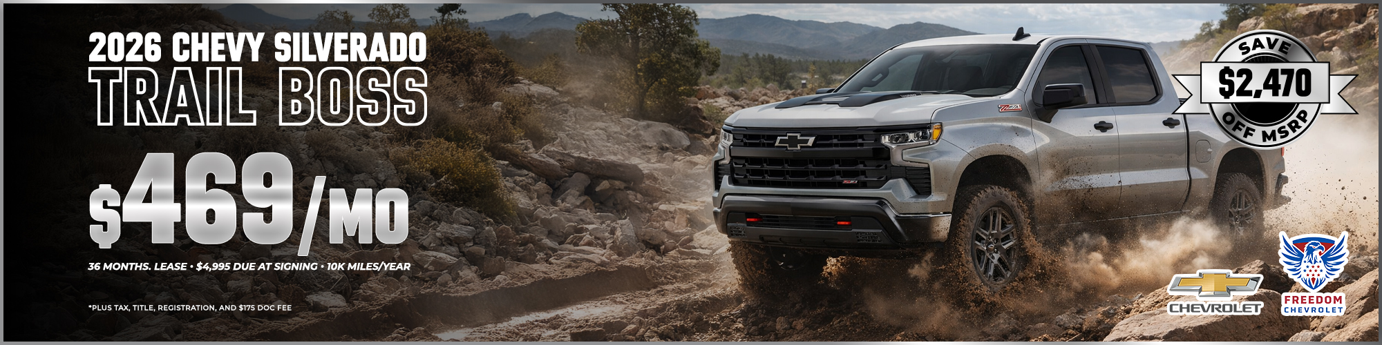 2026 Silverado Trail Boss Offer