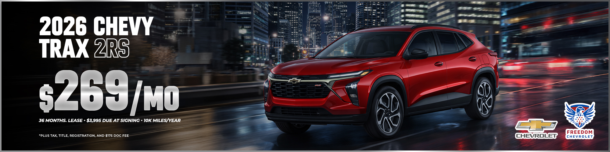 2026 Trax 2RS Lease Offer